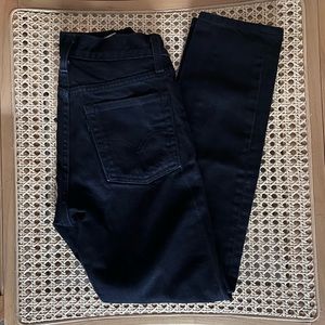 Levi’s black Wedgie jeans